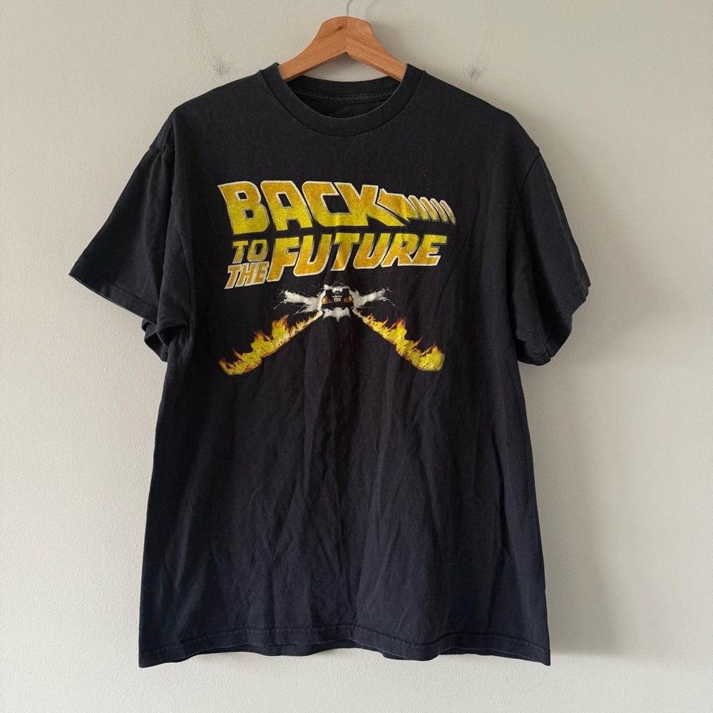 Vintage Back To The Future Promo T Shirt Mens Size Medium Michael J Fox 80s